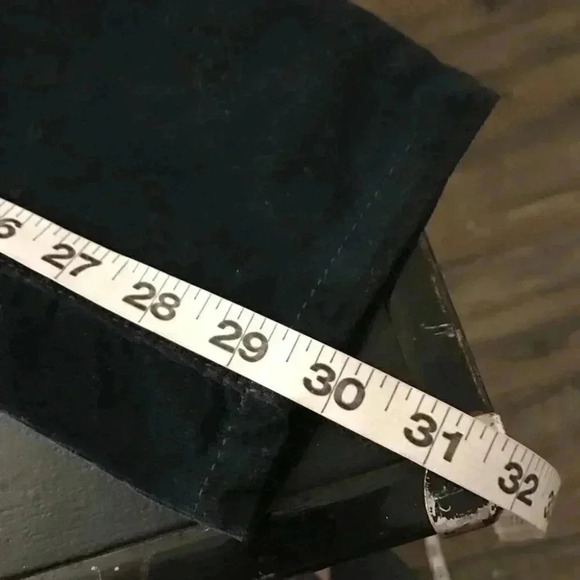 🌟Joe fresh slim corduroy mid rise navy blue pants 26x30 - Picture 13 of 13